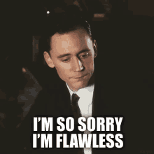 I'M So Sorry GIF - Tom Hiddleston Im So Sorry Im Flawless Forgive Me GIFs
