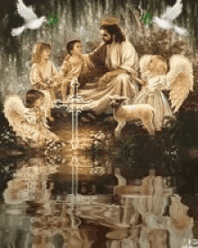 jesus teaching the children