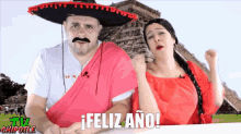 Feliz Año Con Humor GIF - Feliz Año Mexico Mexicano GIFs