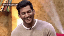 Laughing.Gif GIF - Laughing Vishal Happy Face GIFs