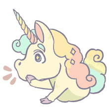 shocked unicorn