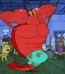 Spongebob Squarepants Larry The Lobster GIF - Spongebob Squarepants Larry The Lobster Hip Thrust GIFs