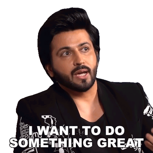 I Want To Do Something Great Dheeraj Dhoopar Sticker - I Want To Do Something Great Dheeraj Dhoopar Pinkvilla Stickers