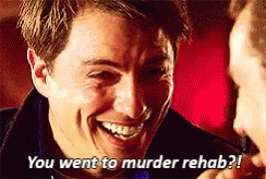 Torchwood You Went To Murder Rehab GIF - Torchwood You Went To Murder Rehab Laugh GIFs