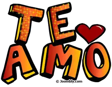 Te Amo Love Sticker - Te Amo Love Heart Stickers