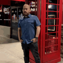 Well Damn Oh No GIF - Well Damn Oh No Telephone Booth GIFs