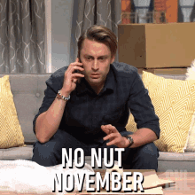 No Nut November Kieran Culkin GIF - No Nut November Kieran Culkin Saturday Night Live GIFs