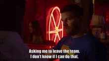 Asking Me To Leave The Team I Don'T Know If I Can Do That GIF - Asking Me To Leave The Team I Don'T Know If I Can Do That Seal Team GIFs