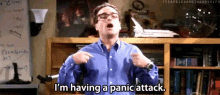 Johnny Galecki Im Having A Panic Attack GIF - Johnny Galecki Im Having A Panic Attack Bbt GIFs
