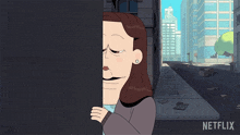 Sneaking Carol & The End Of The World GIF - Sneaking Carol & The End Of The World Peeking GIFs