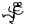 a black and white drawing of a stick figure walking .