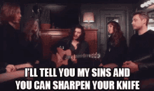 I'Ll Tell You My Sins And You Can Sharpen Your Knife GIF - Hozier Takeme To Chruch GIFs