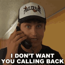 I Dont Want You Calling Back Danny Mullen GIF - I Dont Want You Calling Back Danny Mullen I Dont Want You To Call Me Again GIFs