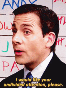 Undivided Attention The Office GIF - Undivided Attention The Office Michael Scott GIFs