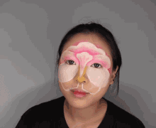 riasan karya seni seni lukis wajah makeup