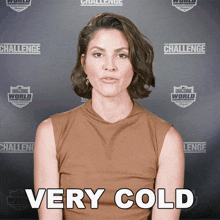 Very Cold Kellyanne GIF - Very Cold Kellyanne The Challenge World Championship GIFs