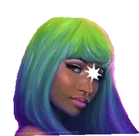 Nicki Minaj Pose Sticker - Nicki Minaj Pose Smile Stickers