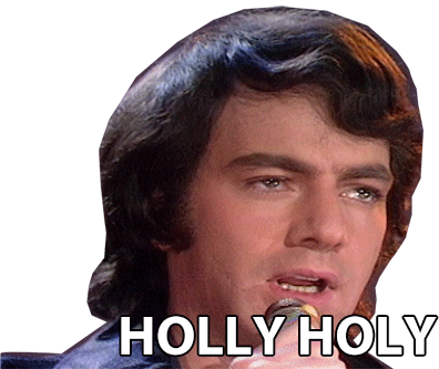 Holly Holy Neil Diamond Sticker - Holly Holy Neil Diamond Singing Stickers