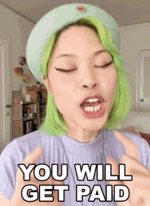 You Will Get Paid Goldie Chan GIF - You Will Get Paid Goldie Chan They Will Pay You GIFs
