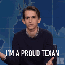 Im A Proud Texan Saturday Night Live GIF - Im A Proud Texan Saturday Night Live Proud To Be Texan GIFs