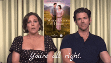 Erin Krakow Kevin Mcgarry Youre All Right Press Tour Interviews Whencallstheheart GIF - Erin Krakow Kevin Mcgarry Youre All Right Press Tour Interviews Whencallstheheart GIFs