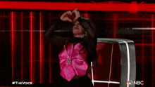 Heart Camila Cabello GIF - Heart Camila Cabello The Voice GIFs
