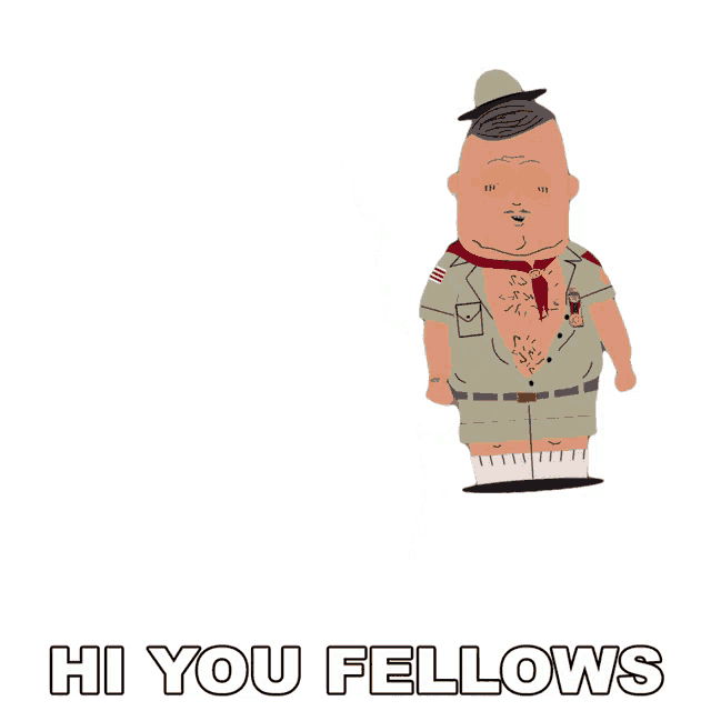 Hi You Fellows Big Gay Al Sticker Hi You Fellows Big Gay Al South Park Discover Share GIFs