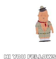 Hi You Fellows Big Gay Al Sticker - Hi You Fellows Big Gay Al South Park Stickers