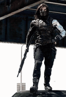 Bucky Winter Soldier GIF