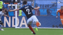 France World Cup Kicked GIF - France World Cup Kicked Soccer GIFs