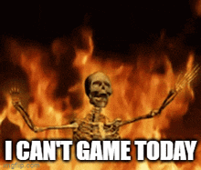 I Can'T Game Today Skeleton GIF - I Can'T Game Today Skeleton GIFs