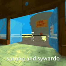 sprong and sywardo spongebob squidward roblox poggers