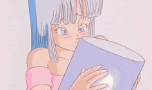 a close up of a person 's face with their eyes looking at something