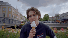 Licking Ice Cream Boy In Space GIF - Licking Ice Cream Boy In Space Robin Lundbäck GIFs
