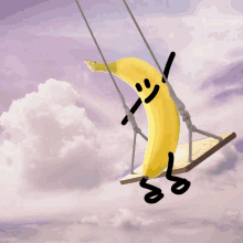 Swinging Banana GIF - Swinging Banana Toisie GIFs