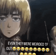Even She Was Weirded Tf Out Even They Were Weirdes Tf Out GIF - Even She Was Weirded Tf Out Even They Were Weirdes Tf Out Armin Arlert GIFs
