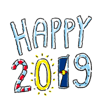 Happy2019 Red Bull Sticker - Happy2019 Red Bull Happy New Year Stickers