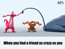 When You Find A Friend As Crazy As You Bff GIF