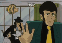 Lupin The3rd Bye Leave Disappear GIF - Lupin The3rd Bye Leave Disappear GIFs