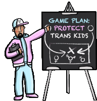 Game Plan Trans Colors Sticker - Game Plan Trans Colors Let Them Play Stickers