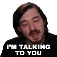 Im Talking To You Aaron Brown Sticker - Im Talking To You Aaron Brown Bionicpig Stickers