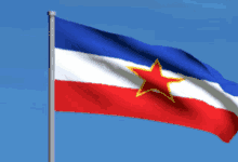 jugo jugoslavija jugoslavsky flag animovany flag animated
