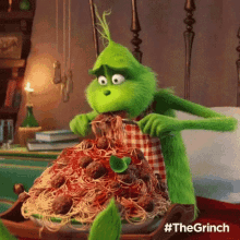 Stress Eating The Grinch GIF - Stress Eating The Grinch Tramautized GIFs