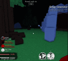 a setup generator is displayed on a screen