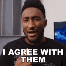 I Agree With Them Marques Brownlee GIF - I Agree With Them Marques Brownlee I Stand With Them GIFs