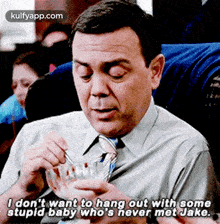 I Don'T Want To Hang Out With Somestupid Baby Who'S Never Met Jake..Gif GIF - I Don'T Want To Hang Out With Somestupid Baby Who'S Never Met Jake. !!!!! B99 GIFs
