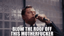 Wolf Of Wall Street Blow The Roof Off GIF - Wolf Of Wall Street Blow The Roof Off Party GIFs