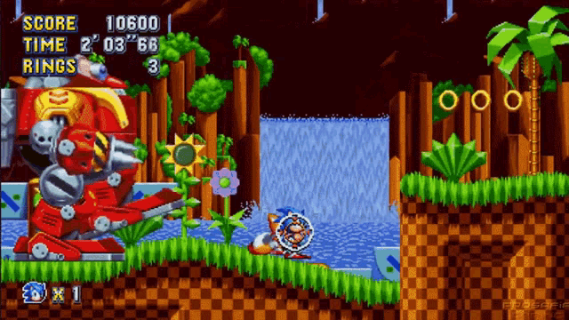 Sonic Mania Green Hill Zone Gif Sonic Mania Green Hill Zone Sonic The Hedgehog Discover Share Gifs