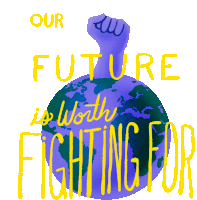 Our Earth Is Worth Fighting For Planet Over Profit Sticker - Our Earth Is Worth Fighting For Planet Over Profit Pollution Stickers