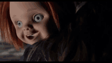 chucky scary doll creepy eyes